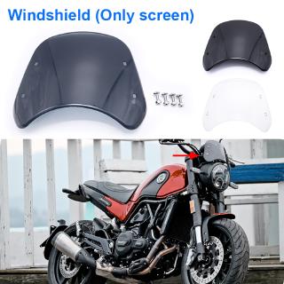Motorcycle Front Headlight Windshield Fairing Windscreen Without brackets For Benelli Leoncino 250 500 (1)