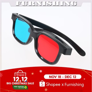 Universal Game DVD Black Frame Dimensional Red Blue 3D Glasses Anaglyph Movie furnishing