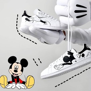 Adidas Stan Smith Disney Mickey Mouse Black and White Sneakers Shoes EU36-44FW2895 (1)