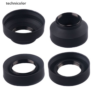TCPH Collapsible 3 Stage Rubber Lens Hood Sun Shade For Camera TCC (3)