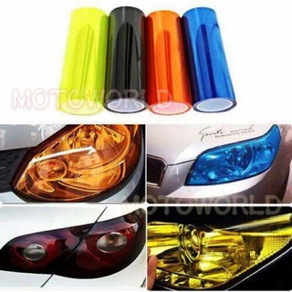 30*60cm motorcycle led car headlights tinted sticker