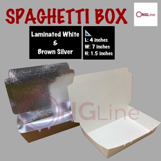 50 pcs. | Spaghetti Box | Meal Box | Take Out Tray Box