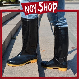 women boots▲Bota Simple Plain Rain Boots Flood Boots for Men and women (7)