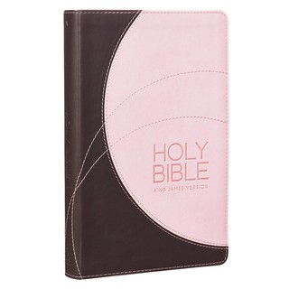 The KJV Standard Holy Bible Pink & Brown Faux Leather