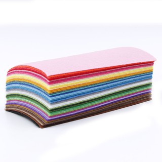 40 Colors Felt Sheets DIY Craft Supplies Polyester Blend Fabric Non-woven Cloth Size 10x15cm (6)