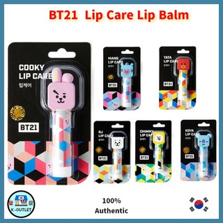 [K-OUTLET] BTS Official BT21 Lip Care Lip Balm (Authentic)