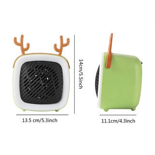 Mini Portable cute Electric Space Heater 400W Home Office Desktop Warm Air Heater Warmer Fan Silent (6)