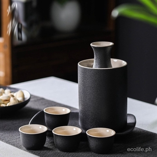Japanese Drinking SetJapanese and Wine-Warmer Sake Set Gift Set Wine Pot Ceramic Restaurant Wine Set Ceramic