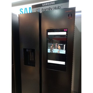 Samsung 23.2 Cu. Ft. Family Hub Side By Side ref with Smart Things Connectivity