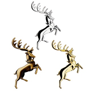 【Hot Sale/In Stock】 Safe journey, a deer safe metal body scratch stickers 3D stereo car decoration s