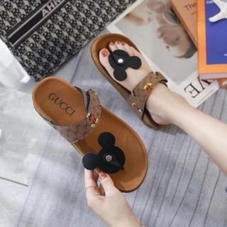 COD Summer Fashionable Mickey Trendy Slippers Sandals for Women High Quality