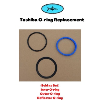 TOSHIBA DIVING FLASHLIGHT O-RING REPLACEMENT SET