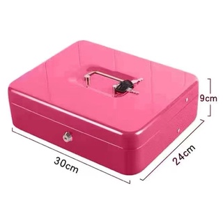 Today Market Cash Box With Money Tray And Lock, Money Box With Cash Tray, Lock Safe Box With Key, Lo