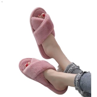 Preferred☜✇Rabbit fur Japanese fashion plush slippers indoor slippers