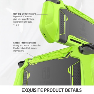 ♙☈Dockable Case For Nintendo Switch Mumba Blade Series TPU Grip Cover Compatible with Nintendo Switc