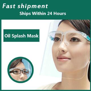 Plastic Anti-saliva Full Face Cover Safety Anti-Oil Splash Face Shield Outdoor Kitchen Cooking Eye Protection (1)