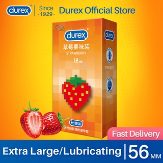 Durex Male Condom large size XXL Extra Lubricated smooth condoms Intimate Goods Natural Latex Penis