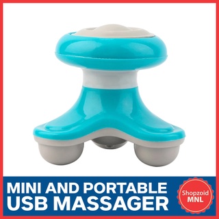Mini Portable Multi Triangle Massager Electric Handheld Rechargeable USB Full Body Massage