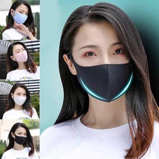Simple studio Ice silk Mouth Mask Breathable Unisex Ice silk Face Mask Reusable Cotton Dust Mask