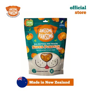 Awesome Pawsome Super Pumpkin, All-Natural Dog Treats, Grain-Free Snacks, Made in New Zealand, 85g