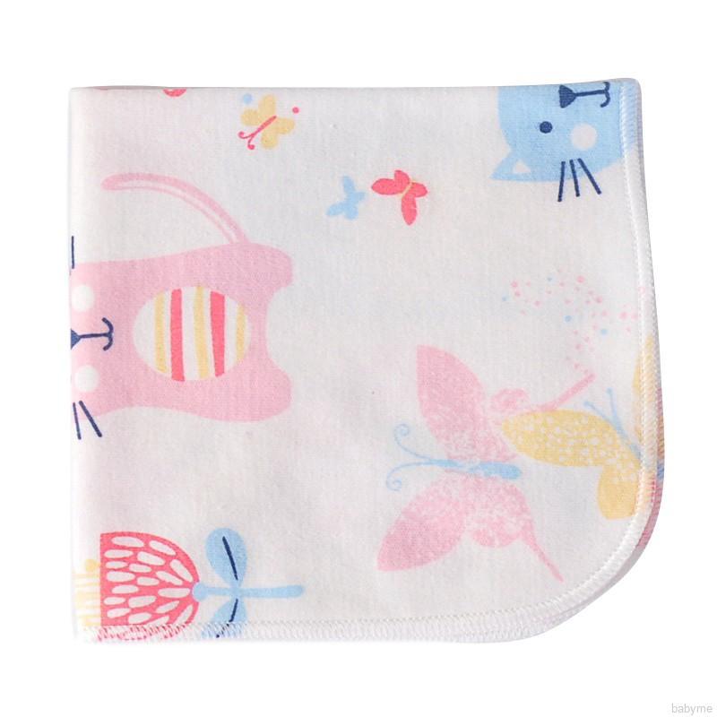 25*25cm Infant Towels Soft Cartoon Print Towels (6)