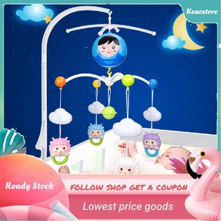 [COD]keaostore Baby Crib Mobile Bed Bell Holder Toy Decoration Hanging Arm Bracket