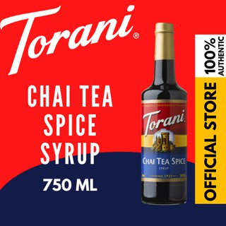 CHAI TEA COFFEE SYRUP - TORANI, MONIN, GIFFARD, MAISON ROUTIN 1883