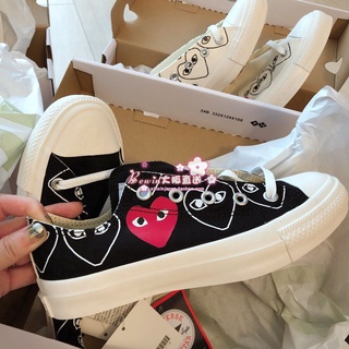 ❈PLAY CDG x Converse Chuck Taylor All Star 20SS love canvas shoes board shoes line heart canvas shoe