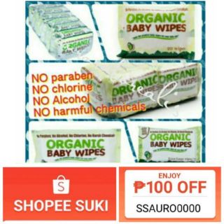Biodegradable Organic Wipes Aloe Vera Scent With Cap & Without cap Organic Baby Wipes