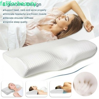 FALLFORBEAUTY 50*30CM Pillows Spine Home Textile Sleep Pillow Relax Cervical Health Care Foam Adult Bedding Latex Neck Protection/Multicolor