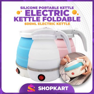Electric Kettle Foldable Silicone Portable Water Kettle 600ml Mini Small Electric Kettle