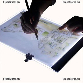 [Gracestores] A4 led drawing tablet thin art stencil drawing board light box tracing table pad TxJf