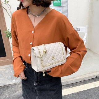 New Women Chain Bag Fashion Leather Single Shoulder Bags Messenger Bag PU Small Square Bag (3)