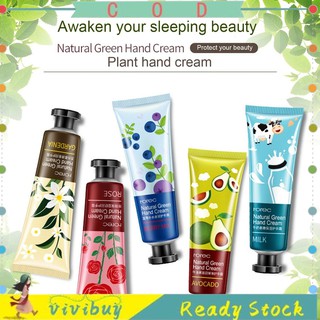 【vivi】Rorec 30g Moisturizing Hand Cream Natural Plant Lotion Hydrating Hand Cream Green Moisture Anti Aging Hand Cream