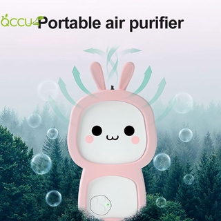 Air Purifier Necklace Air Purifier Wearable Necklace Personal Ionizer Portable USB Ioniser Mini Fresher Negative Ion Ozone 【Qccu】