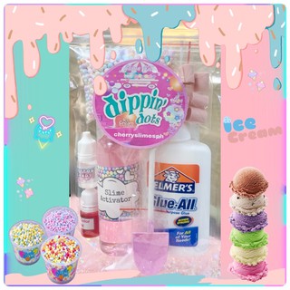 Scented Cotton Candy Dippin' Dots Slime kit