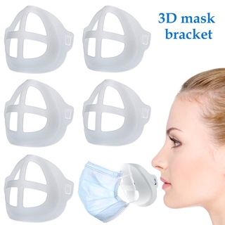 ready stock!!!5PCS 3D Mouth Mask Support Holder Disposable Mask Inner Bracket Breathing Assist Inner Pad Bracket Mask Holder