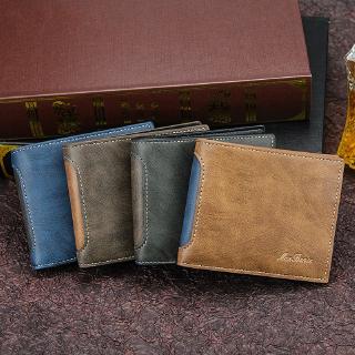 Men Wallet PU Leather Wallets Short Male Purse Fashion Card Holder Wallet