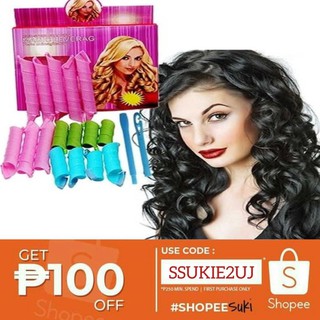 Magic Hair Curlers Curl Formers Spiral Ring Leverage Rollers