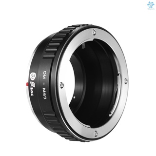 FY Fikaz OM-M4/3 Lens Mount Adapter Ring Aluminum Alloy Compatible with Olympus OM Mount Lens to Olympus Panasonic M4/3 Micro 4/3 Mount Mirrorless Cameras