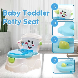 ▧Portable Baby Pot Toilet Seat Pot For Kids Potty Training Seat Children's Potty Baby Toilet Multi-f