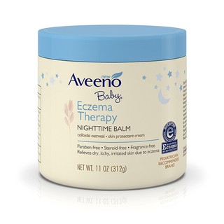 *pbb* Aveeno Baby Eczema Therapy Nighttime Balm, 11 Oz (Expiration 08/2022) (1)
