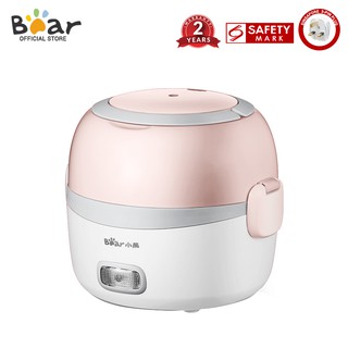Bear Electric Lunch Box Electric Heating Insulation Hot Rice Artifact Stainless Steel Lunch Box 1.3L