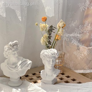 Vintage vase Greek character Apollo statue flower ornament three-dimensional plasterBedroom decoration (2)
