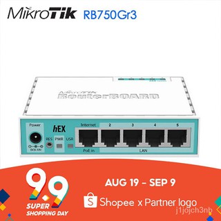 Mikrotik RB750Gr3 HEX 5-port Gigabit SOHO Management router ySQg