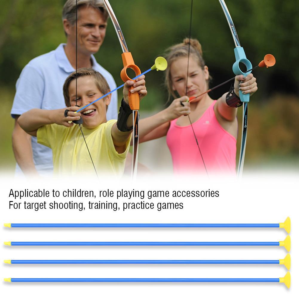 SUDI 6PCS Creative Children Sucker Arrows for Archery Bow Youth Outdoor Sports shooting Game Toy Gif