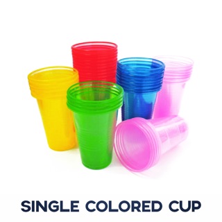 PLASTIC COLORED CUPS (50PCS)