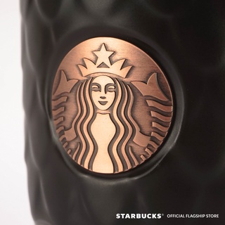 Starbucks 14oz Mug Scale Badge Black Gem Copper (2)