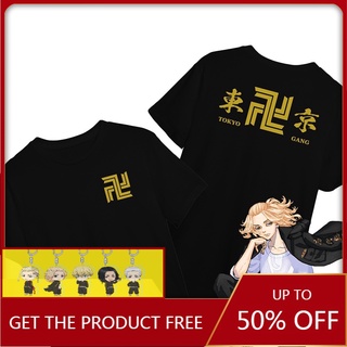 Anime Tokyo Revengers Cosplay T-shirt Short Sleeve Casual Tops Tee Shirt Plus Size Tokyo Manji Gang Draken