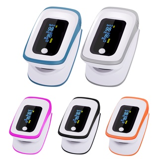 【Ready Stock】Profesional Finger Pulse Oximeter Fingertips Meter Oxymeter Oximetry Blood Oxygen Heart Rate Monitor for Adults
